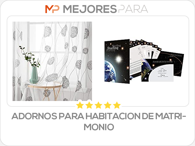 adornos para habitacion de matrimonio