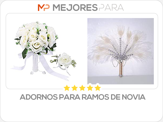 adornos para ramos de novia