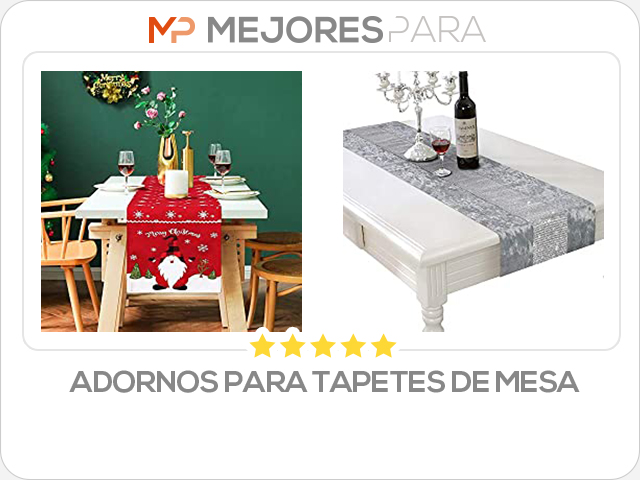 adornos para tapetes de mesa