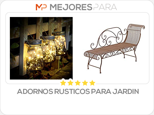 adornos rusticos para jardin