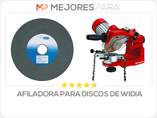 afiladora para discos de widia