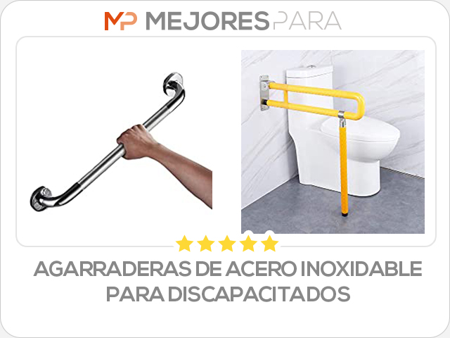 agarraderas de acero inoxidable para discapacitados