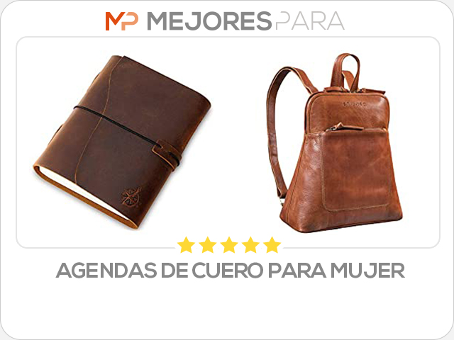 agendas de cuero para mujer