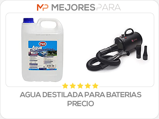 agua destilada para baterias precio