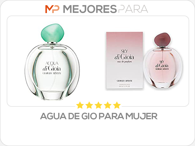 agua de gio para mujer