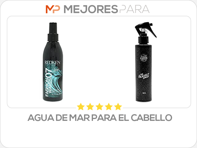 agua de mar para el cabello