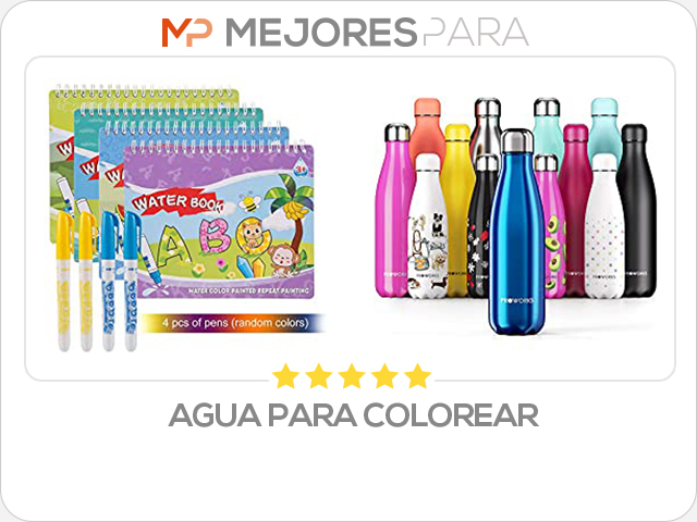 agua para colorear