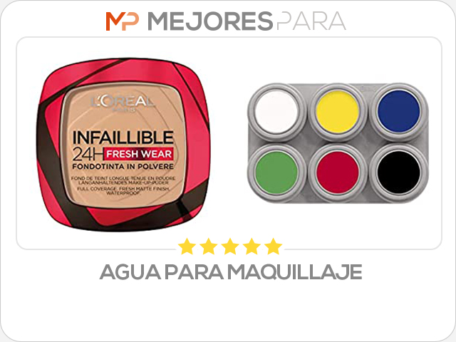 agua para maquillaje