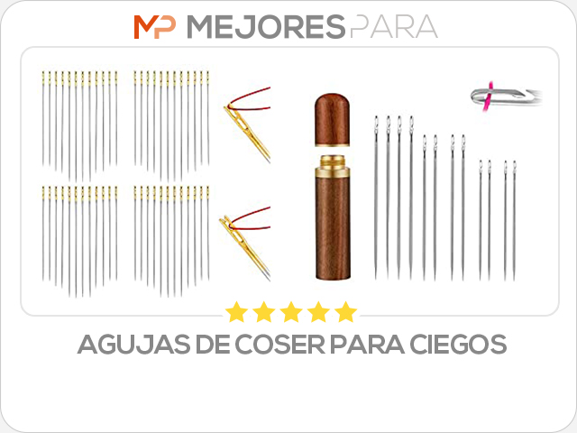 agujas de coser para ciegos