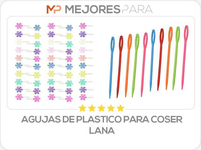 agujas de plastico para coser lana