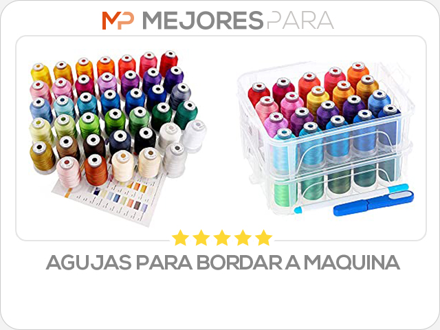 agujas para bordar a maquina