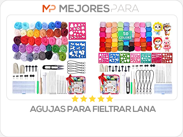 agujas para fieltrar lana