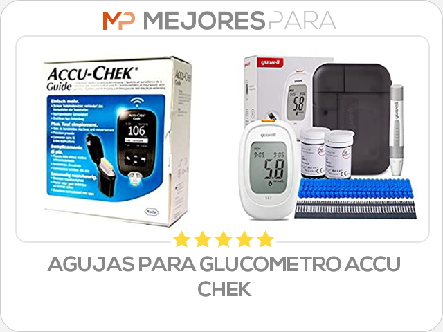 agujas para glucometro accu chek