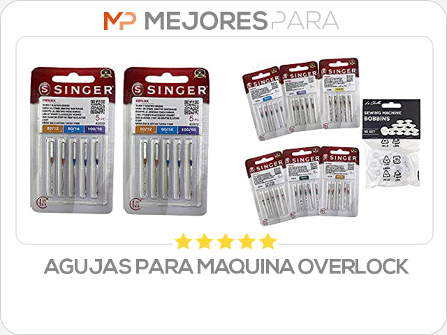 agujas para maquina overlock