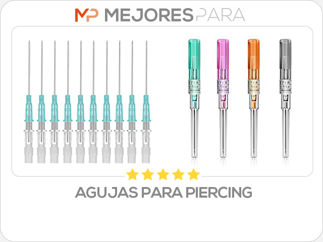 agujas para piercing