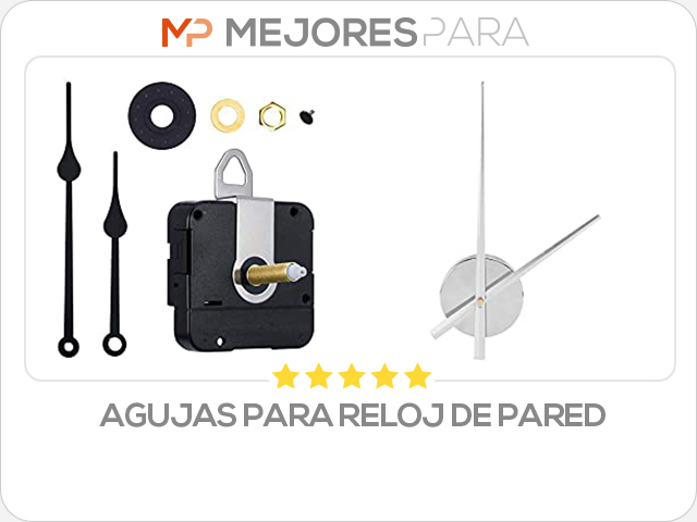 agujas para reloj de pared