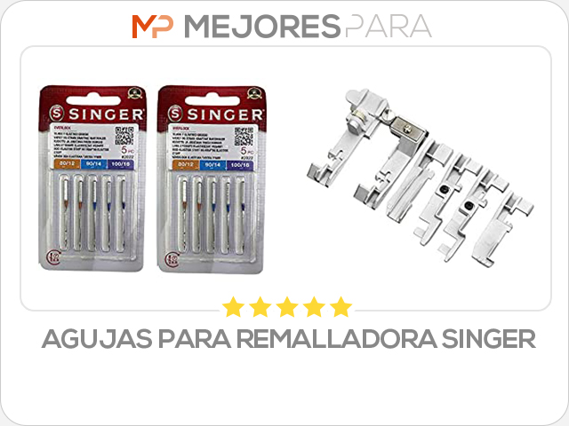 agujas para remalladora singer