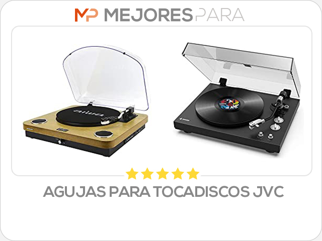 agujas para tocadiscos jvc