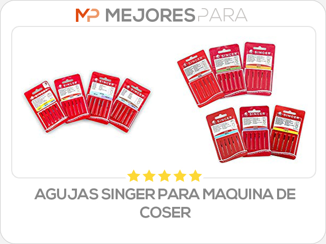 agujas singer para maquina de coser