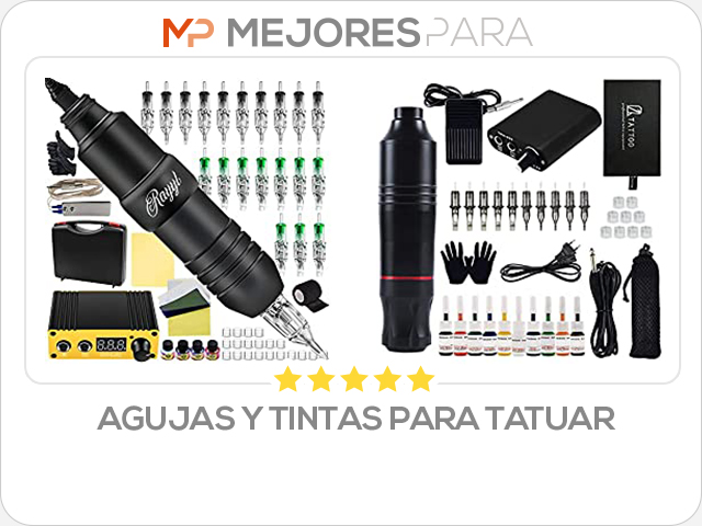 agujas y tintas para tatuar