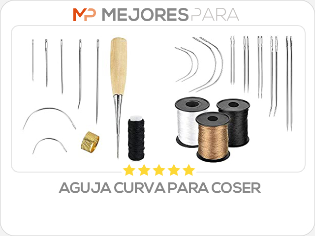 aguja curva para coser