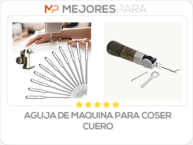 aguja de maquina para coser cuero