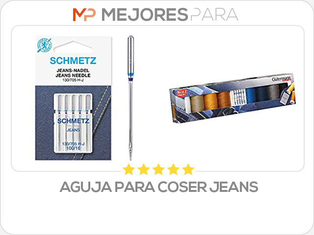 aguja para coser jeans