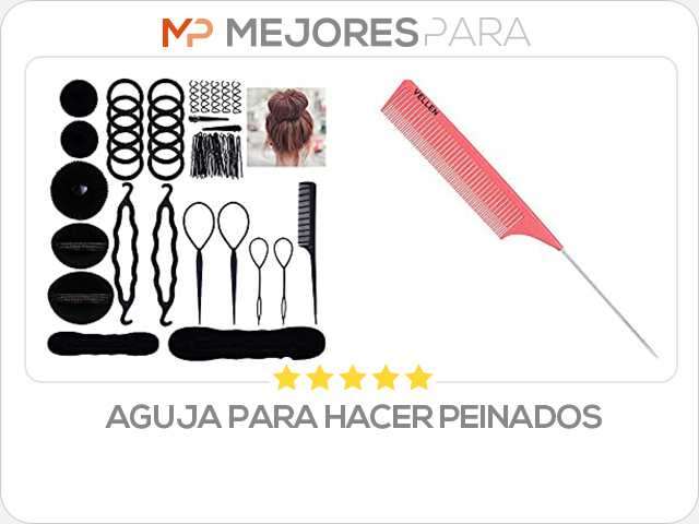 aguja para hacer peinados