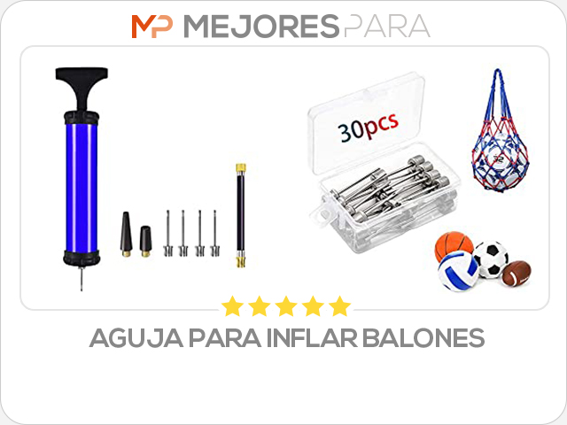 aguja para inflar balones