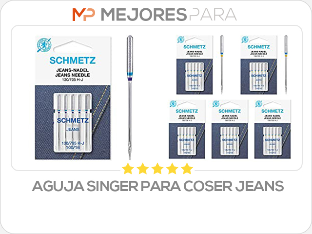 aguja singer para coser jeans