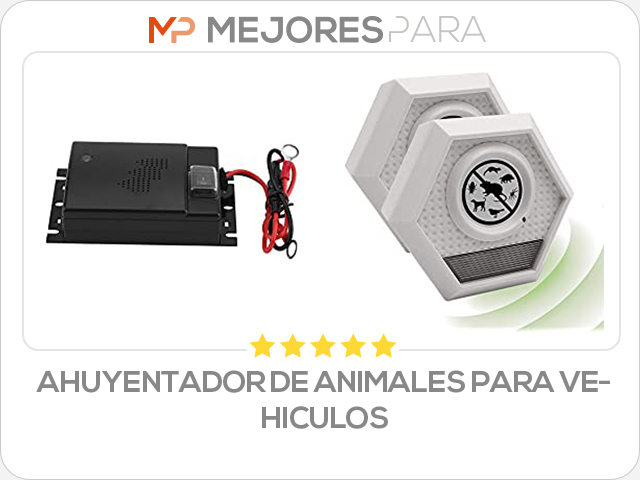 ahuyentador de animales para vehiculos