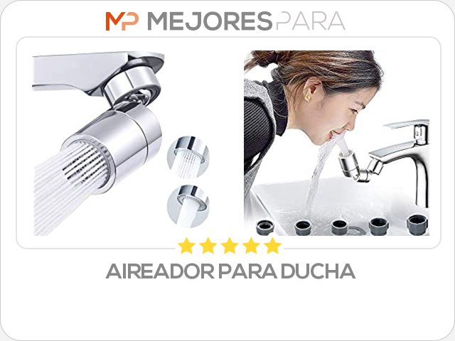 aireador para ducha