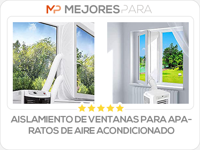 aislamiento de ventanas para aparatos de aire acondicionado