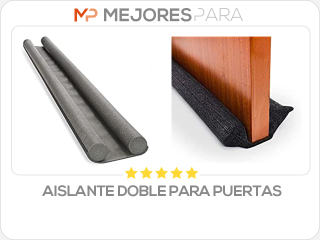 aislante doble para puertas