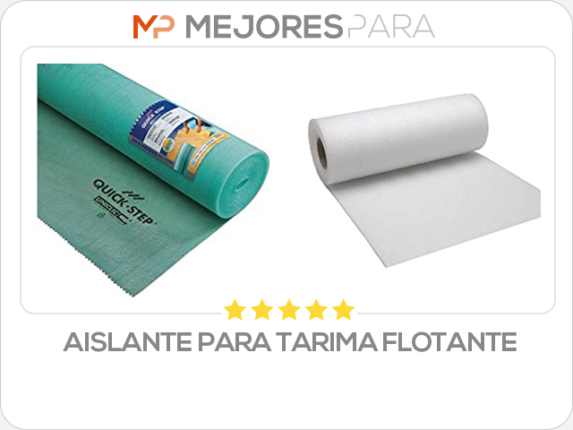 aislante para tarima flotante