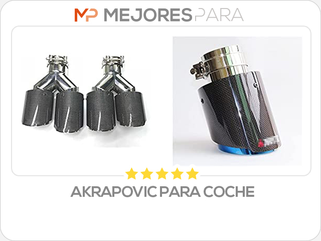 akrapovic para coche