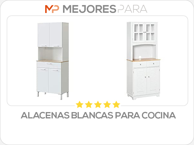 alacenas blancas para cocina