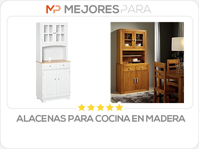 alacenas para cocina en madera