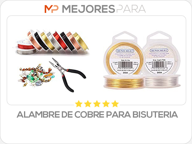 alambre de cobre para bisuteria