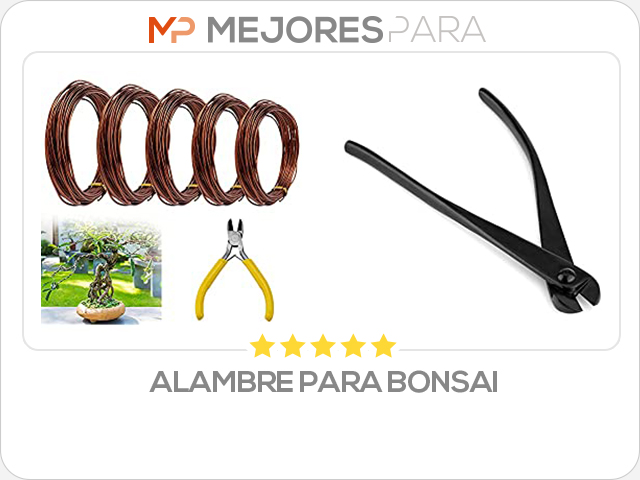 alambre para bonsai