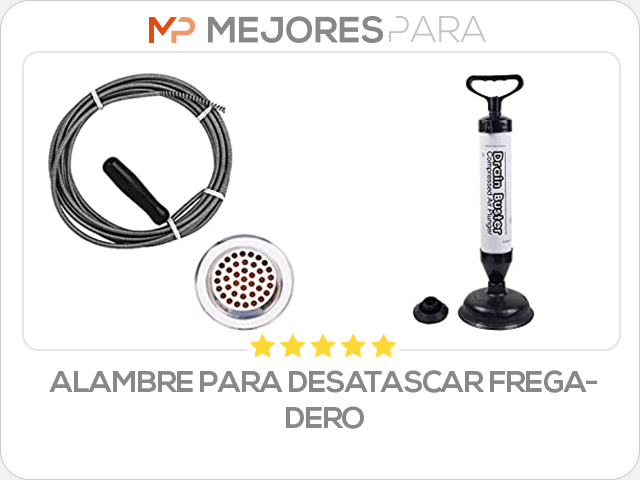 alambre para desatascar fregadero