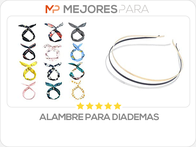 alambre para diademas