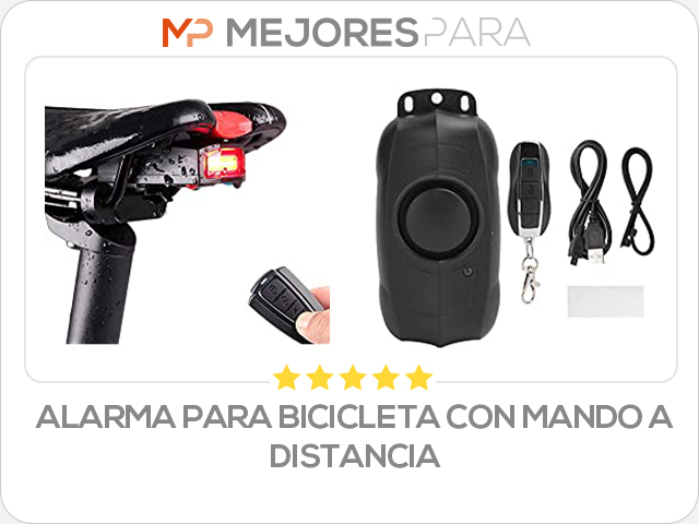 alarma para bicicleta con mando a distancia