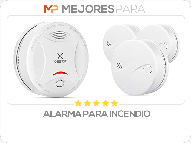 alarma para incendio