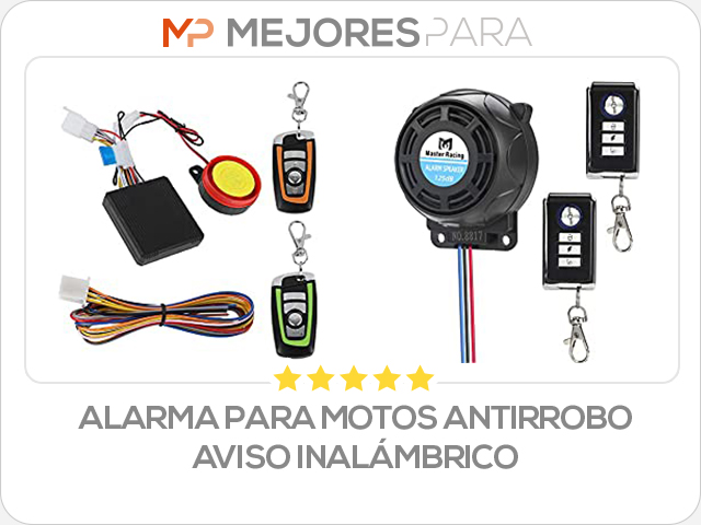 alarma para motos antirrobo aviso inalámbrico