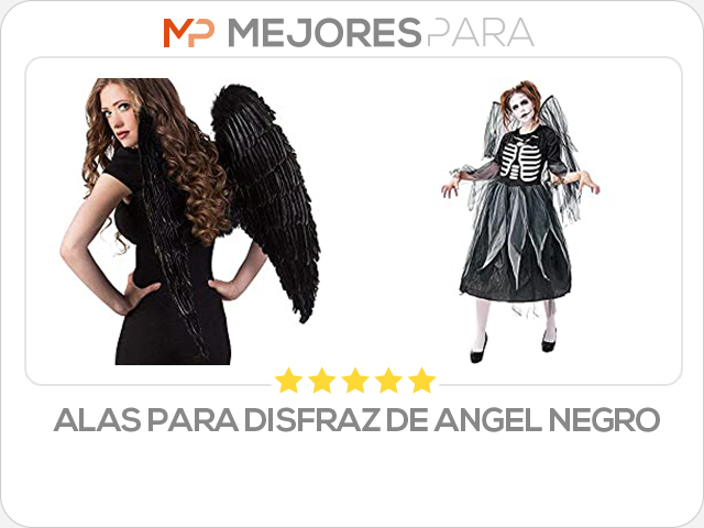 alas para disfraz de angel negro