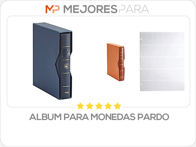 album para monedas pardo