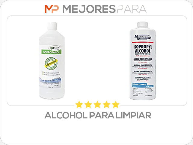 alcohol para limpiar