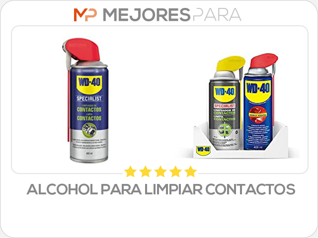 alcohol para limpiar contactos