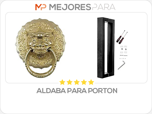 aldaba para porton